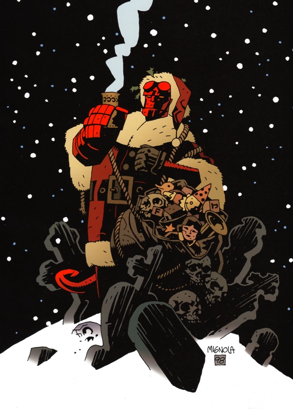 Hellboy Santa
