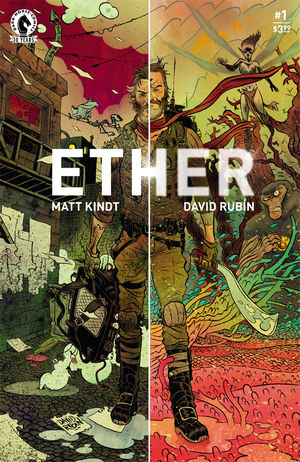 Bild på omslaget till Ether #1 av Matt Kindt och David Rubín.